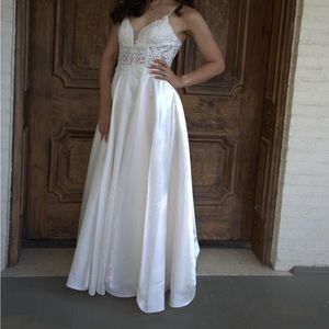 Formal White Dress